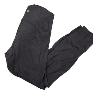 Lululemon Size 10 Wunder Under High Rise Tight 25" Full On Luxtreme Black